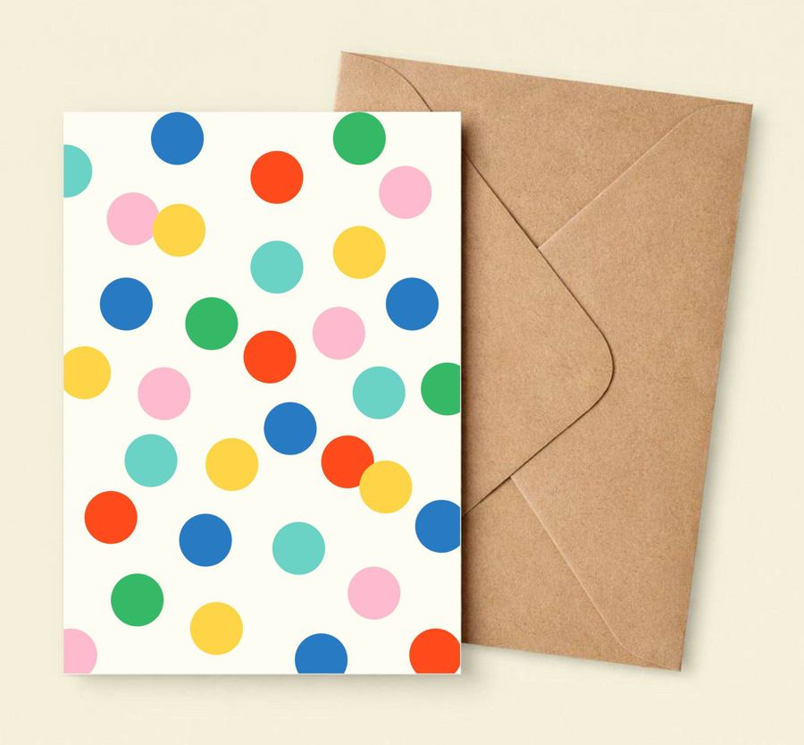 KOLOS wishcard Confetti