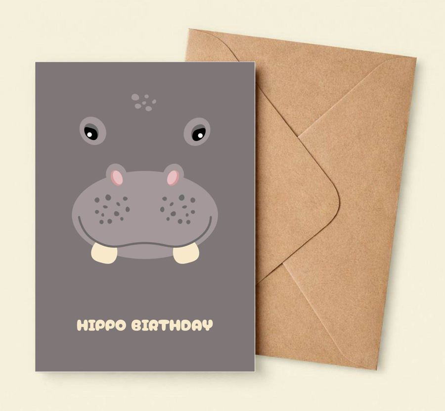KOLOS wishcard Hippo