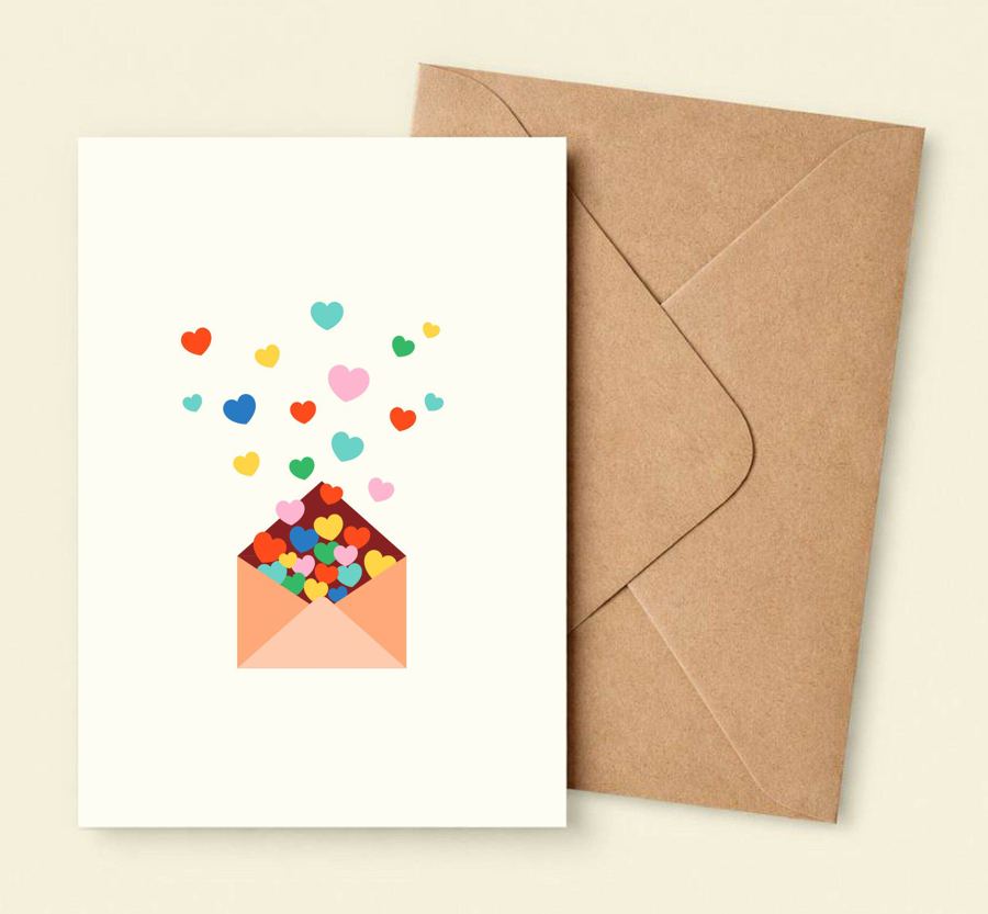 KOLOS wishcard Envelope of love