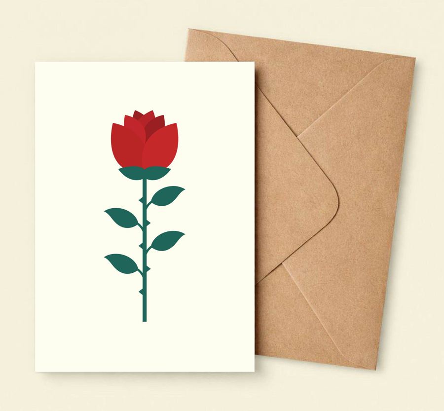 KOLOS wishcard Rose