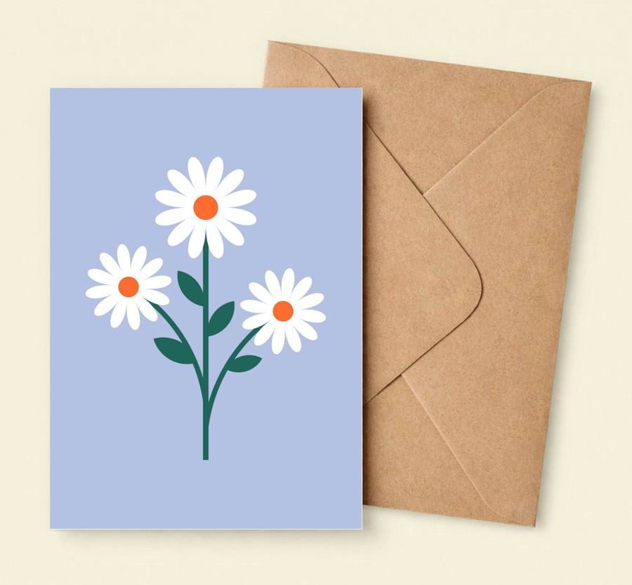 KOLOS wishcard Marguerites