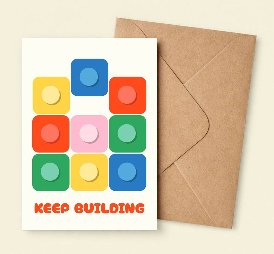 KOLOS wishcard Keep building