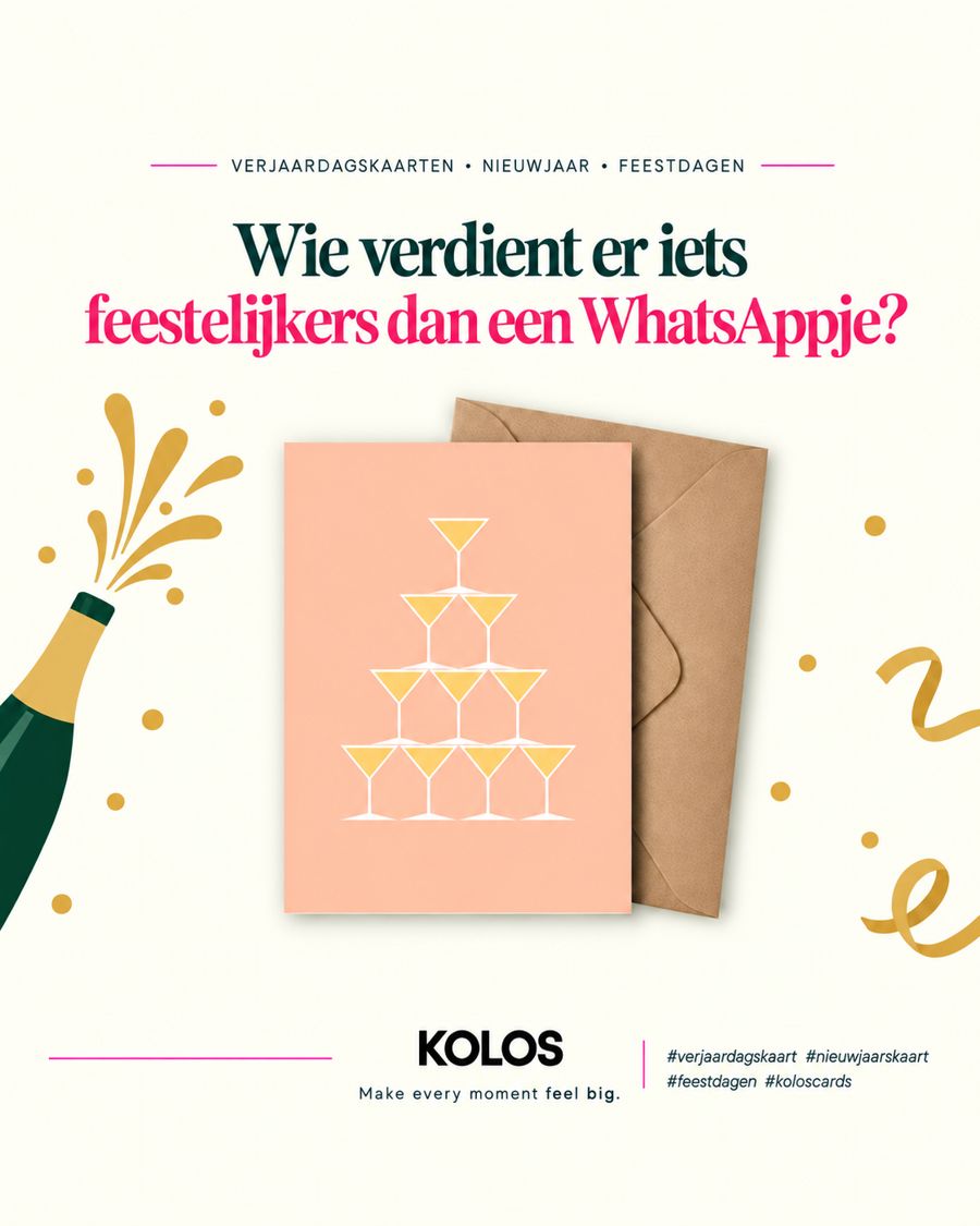 KOLOS Instagram post: champagnetoren-kaart